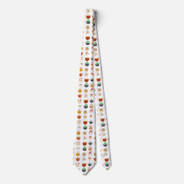 Funny Cat Meowy Weihnachten Krawatte