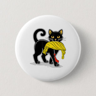 Funny Cat mit Trump Hair US Flag Abstimmung Kamala Button