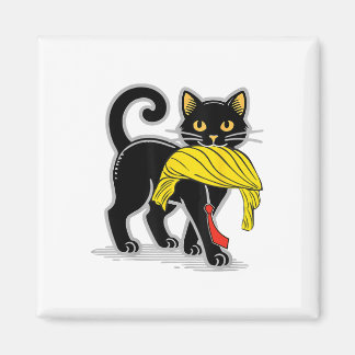 Funny Cat mit Trump Hair US Flag Abstimmung Kamala Magnet