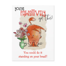 Funny Cat Motivierendes Zitat pawsitiv Got