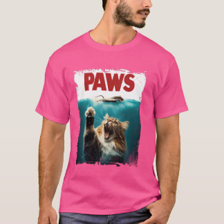 Funny Cat Niedlich Cat Lover Paws Cat and Mouse Pa T-Shirt