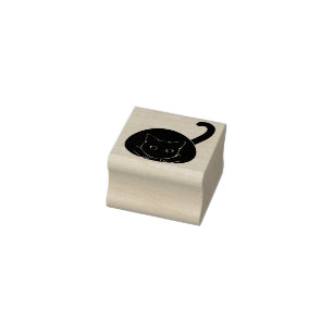 Funny Cat Niedlich Pet Animal Personal Stationäre Gummistempel