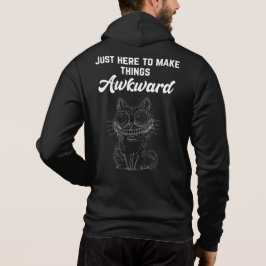 Funny Cat - Nur hier, um die Dinge zum Guten zu ma Hoodie