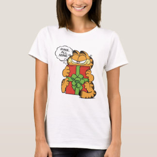 funny cat on christmas T-Shirt