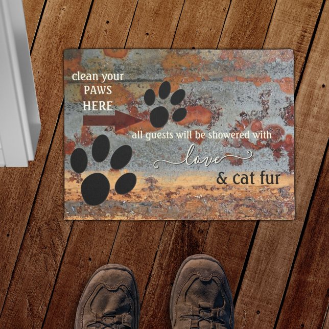 Funny Cat Paws Doormat Fußmatte (Von Creator hochgeladen)