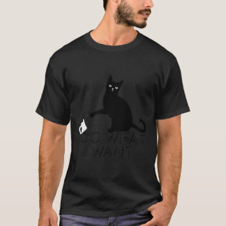 Funny Cat Persönlichkeit Shirt I tue, was ich Gewo