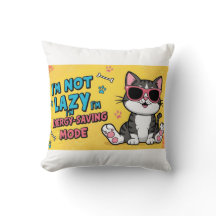 Funny Cat Poster Cartoon Katze mit Sonnenbrille