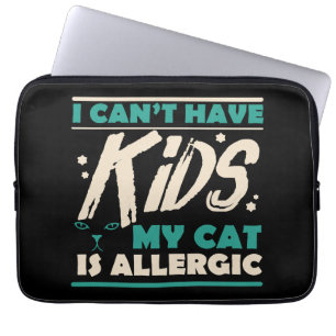 Funny cat quote gift laptopschutzhülle