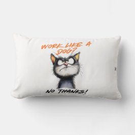 Funny Cat Quote Kissen Kissen in Minimalistischen