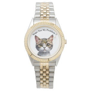 Funny Cat sagt nicht mein Problem, Armbanduhr