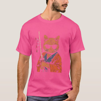 Funny Cat Samurai Japanisch Tierliebhaber Boys Gir T-Shirt