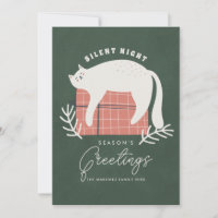 Funny Cat Season's Gruß Gruß