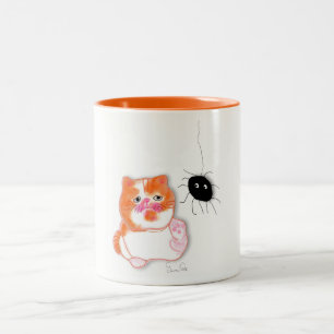 Funny Cat Serie Service Table Tasse von ORDesigns.