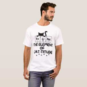 Funny Cat Shirt Damen Männer "FELINE Niedlich, Cat