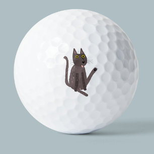 Funny Cat Spaß Golfball