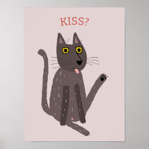 Funny Cat Spaß Poster