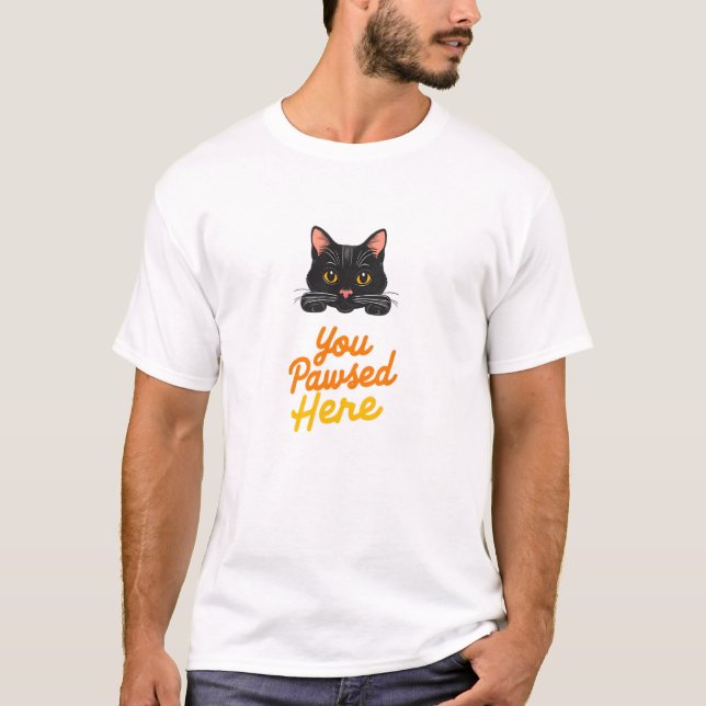 Funny Cat T - Shirt (Vorderseite)