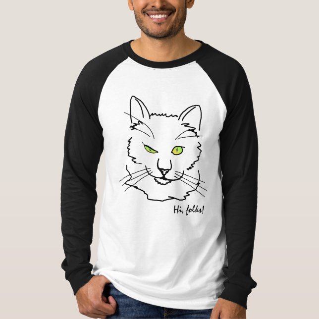 Funny Cat T-Shirt (Vorderseite)