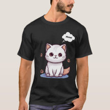 Funny Cat T - Shirt , Cat Shirt , Cat Lover Shirt,