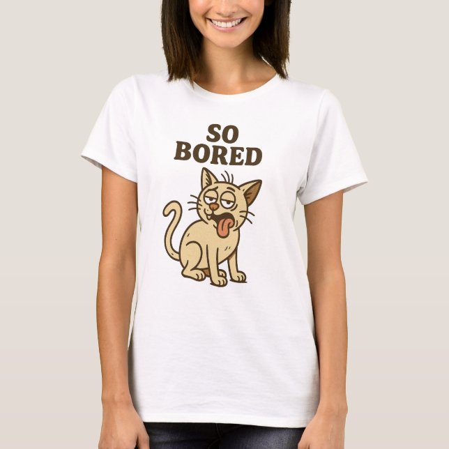 Funny Cat T - Shirt - Geschenk für Katzen Liebhabe (Vorderseite)