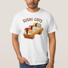 Funny Cat T - Shirt - SUSHI CATS