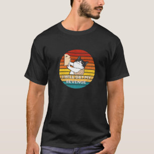 Funny Cat T-Shirt Women Evil Cat T-Shirt Männer Su