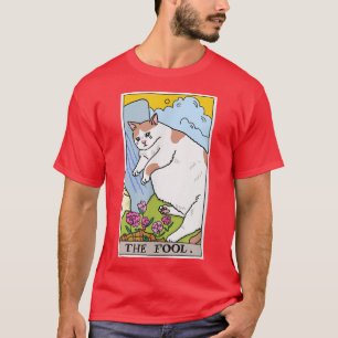Funny Cat Tarot Card Halloween Kostüm Ca T-Shirt