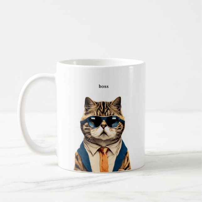 Funny Cat Tasse (Links)
