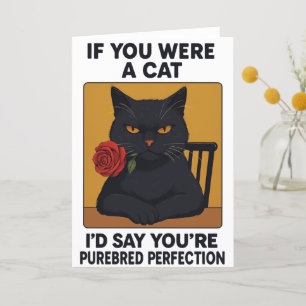 Funny Cat Themed Geburtstagskarte Dankeskarte