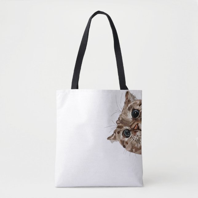 Funny Cat Tote Bag (Vorderseite)
