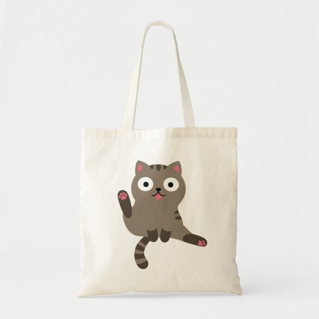 Funny Cat Tragetasche (Vorne)