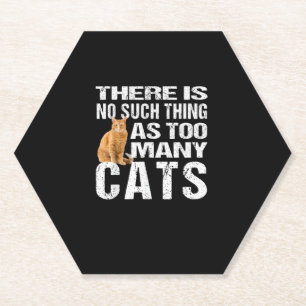 Funny Cat TShirt_ So etwas wie zu viele Katzen T Untersetzer