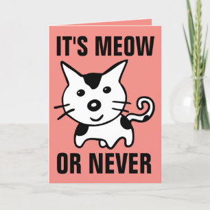 FUNNY CAT VALENTINE'S DAY GREETING CARDS FEIERTAGSKARTE
