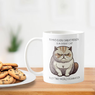 Funny Cat World Dominanz Kaffeetasse
