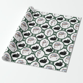 Funny Cat Wrapping Paper Geschenkpapier