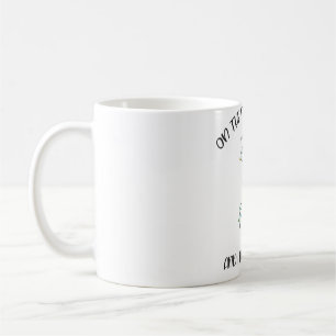 Funny Cat Xmas Leuchten auf der Naughty Liste Funn Kaffeetasse