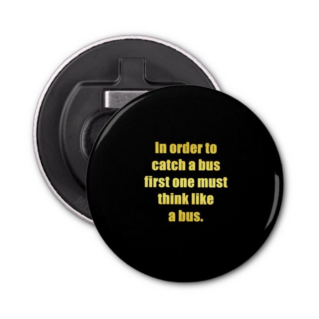 Funny Cata Bus Joke Flaschenöffner (Vorderseite)