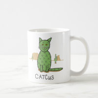 Funny Catcus Zeichnend Kaktus