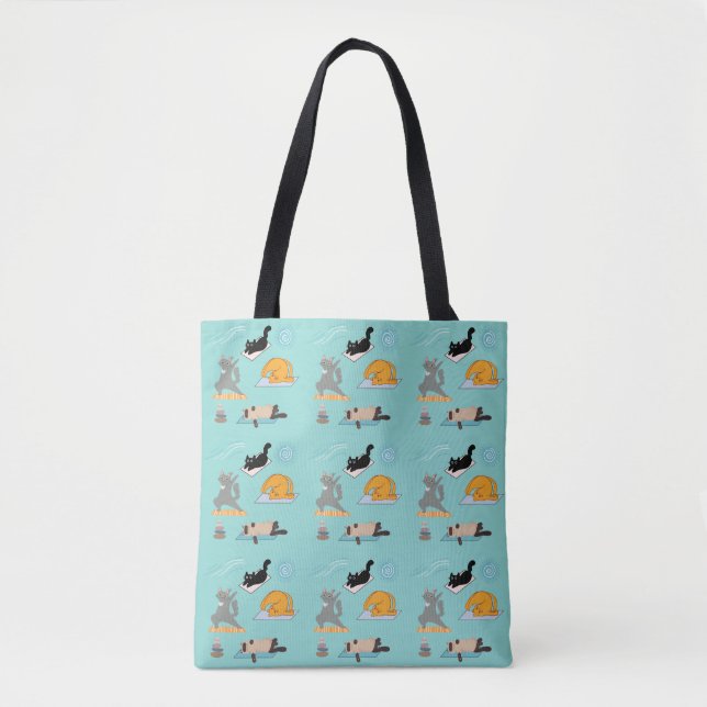 Funny Cats at Yoga Pattern (Vorderseite)