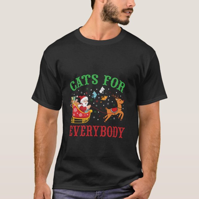 Funny Cats für alle Weihnachten Weihnachten Weihna T-Shirt (Vorderseite)