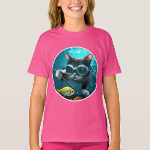 Funny Cat's im Aquarium T-Shirt