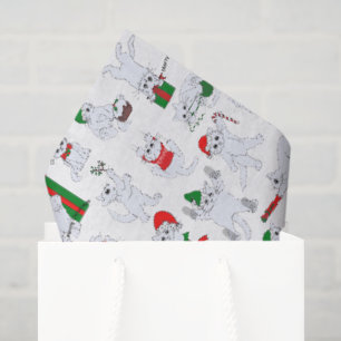 Funny Cats Weihnachten Seidenpapier
