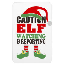 Funny Caution ELF BEGLEITEN Weihnachten