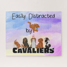 Funny Cavalier King Charles Spaniels Puzzle