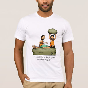 Funny Caveman Anästhesiologe Cartoon T - Shirt! T-Shirt
