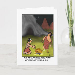 Funny Caveman Card Karte