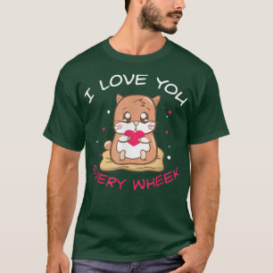 Funny Cavy Wheel für einen Schweinehalter für Guin T-Shirt