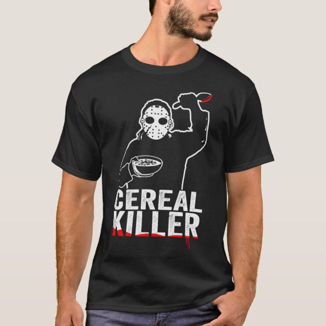 Funny Cereal Killer - Frühstück T-Shirt (Vorderseite)