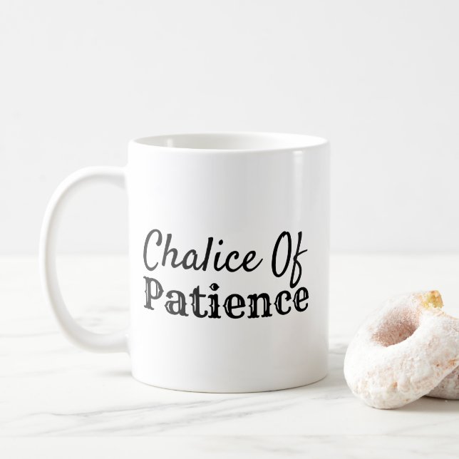 Funny Chalice of Patience Kaffeetasse (Mit Donut)