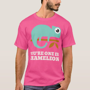Funny Chameleon Pun Liebe Joke Sie sind eins in Ch T-Shirt